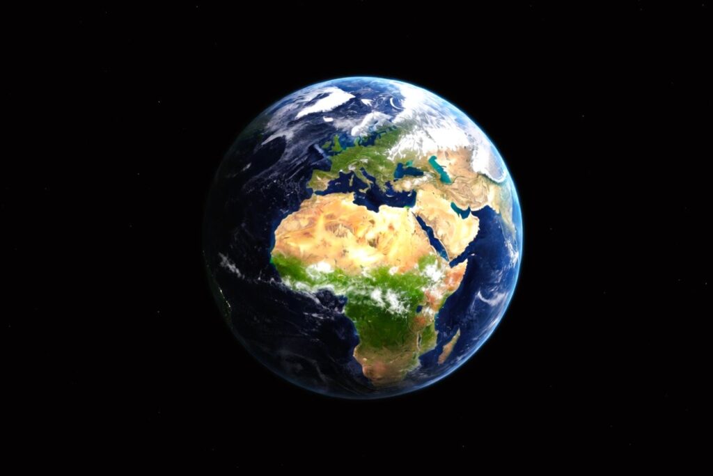 Earth seen from space