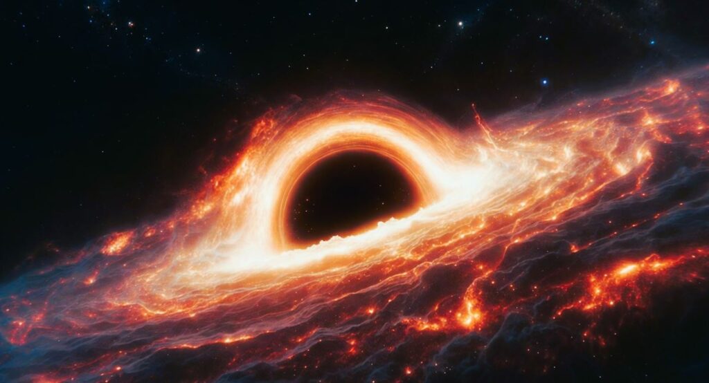 Black hole illustration